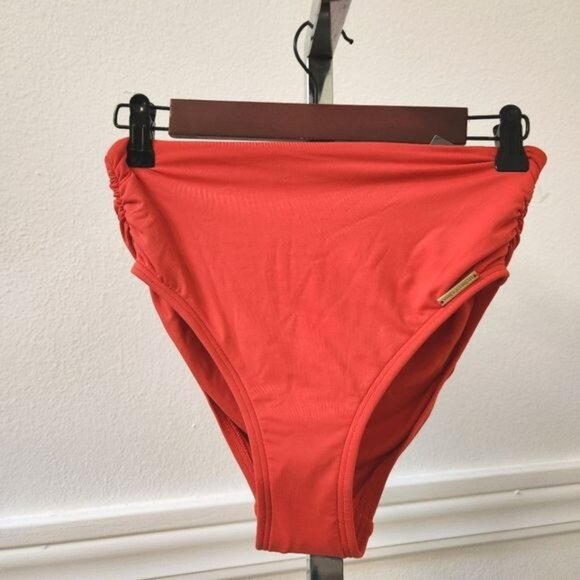 Vince Camuto Sanremo Solids  High Waisted Bikini Swim Bottom - Picture 2 of 5